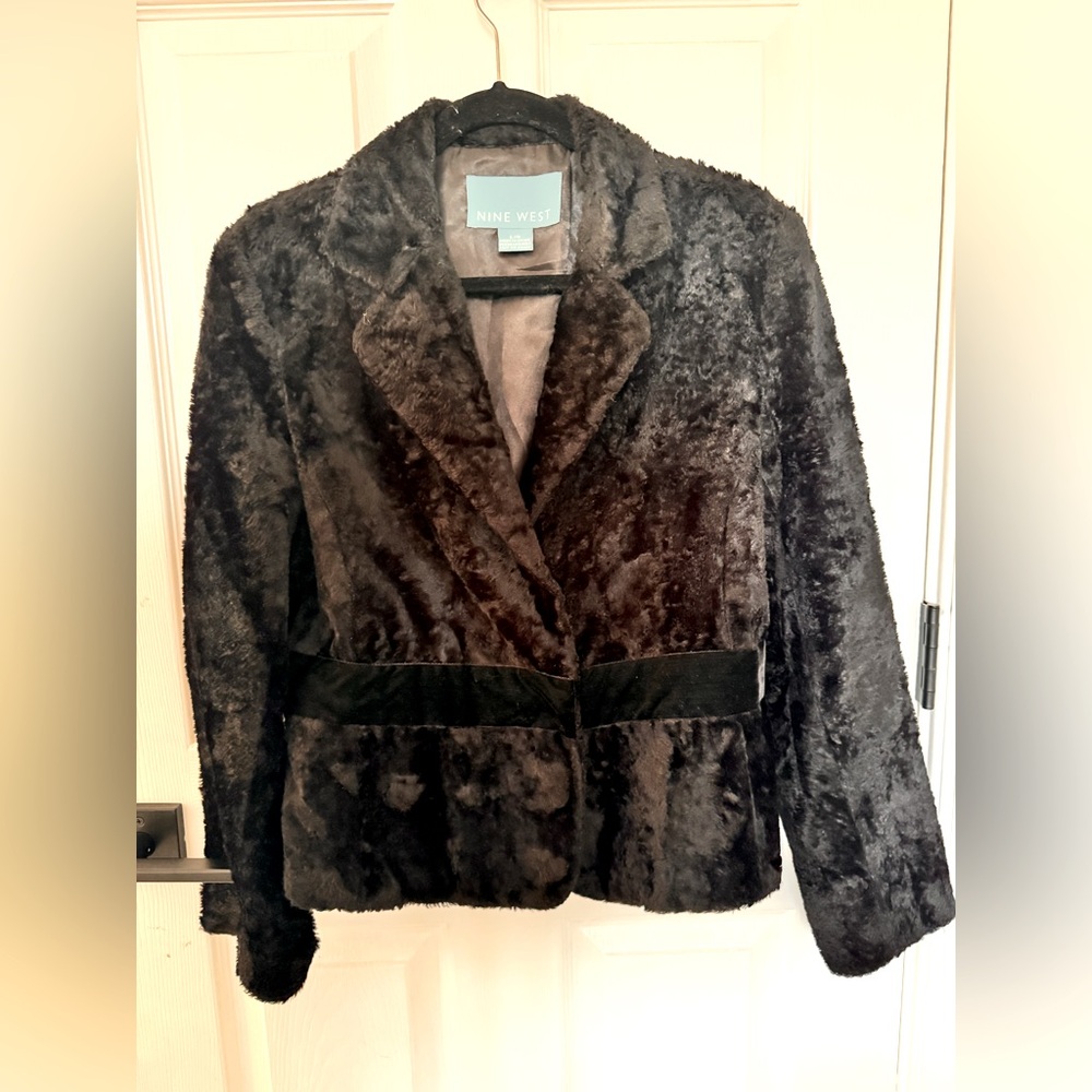 Nine West Jacket, black,size Large